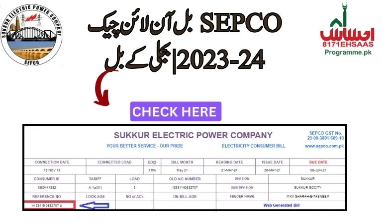 SEPCO Bill Online check