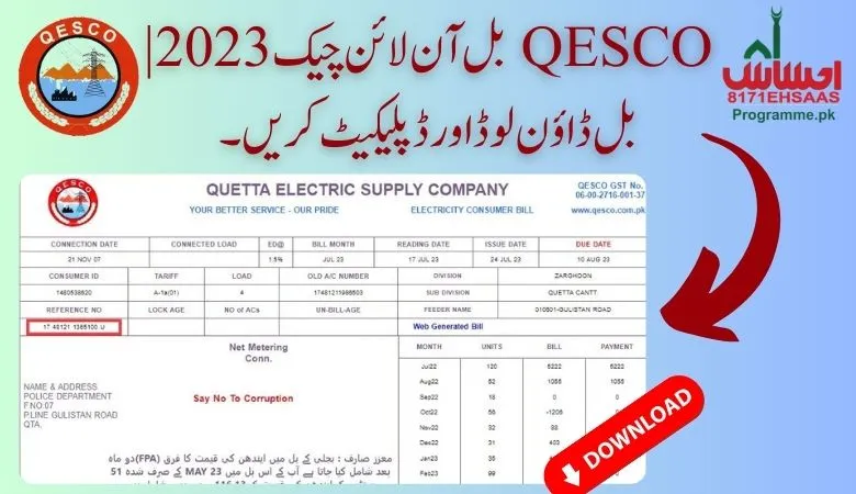 QESSO Bill Online Check 2023