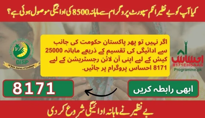 BISP Monthly Payment Disbursement