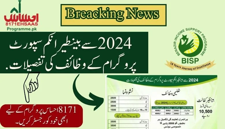 BISP new Wazaif payment for march 2024