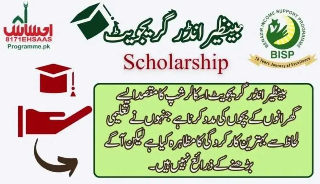 Benazir Undergraduate scholarship program