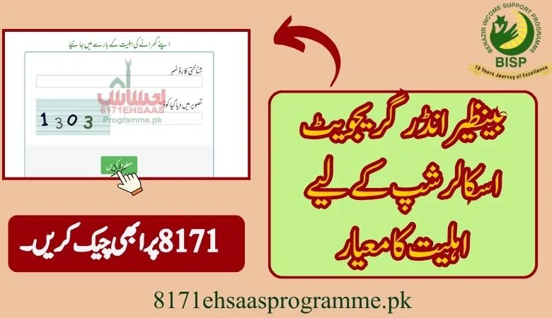 Eligibilty Criteria for BISP undergraduate 2024