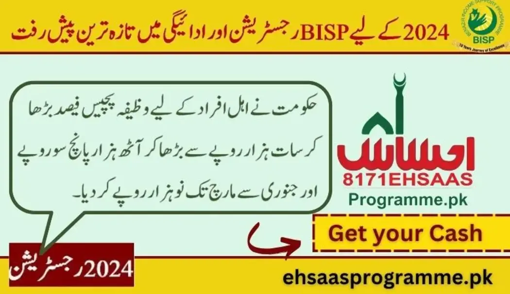 BISP Online Registration 2024 new progress