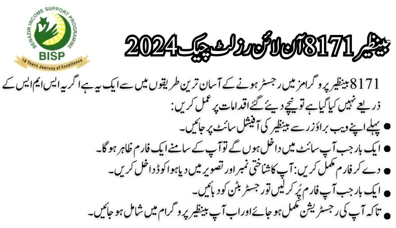 bisp status check through 8171 SMS