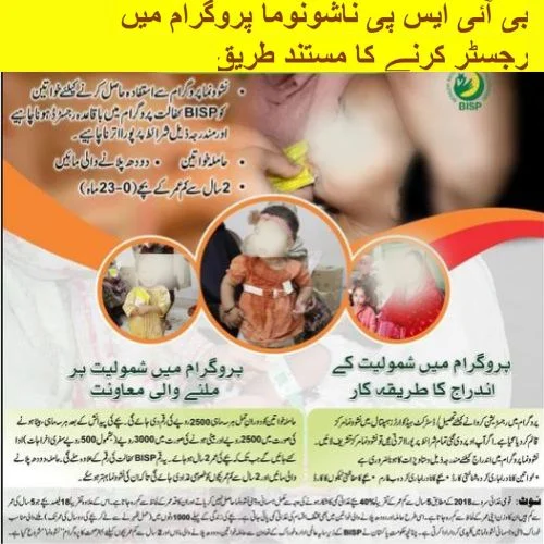 Registration in BISP Nashonuma Program full process