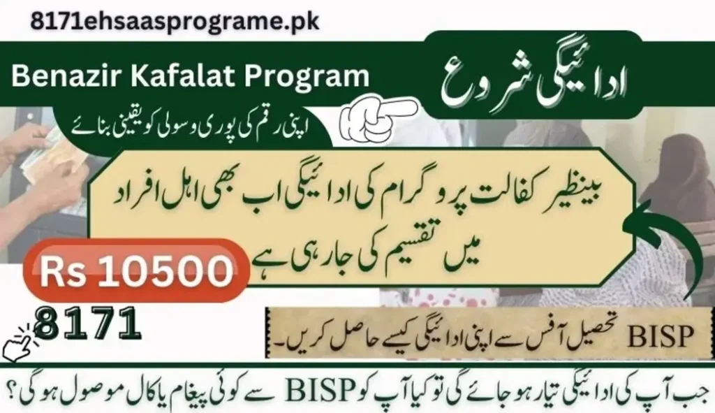 Check CNIC For Kafalat Payment 10500 [2024 BISP Update