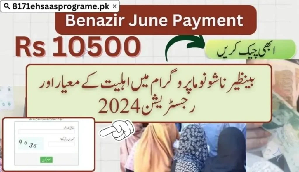 بینظیر ناشونوما پروگرام میں اہلیت کے معیار اور رجسٹریشن 2024