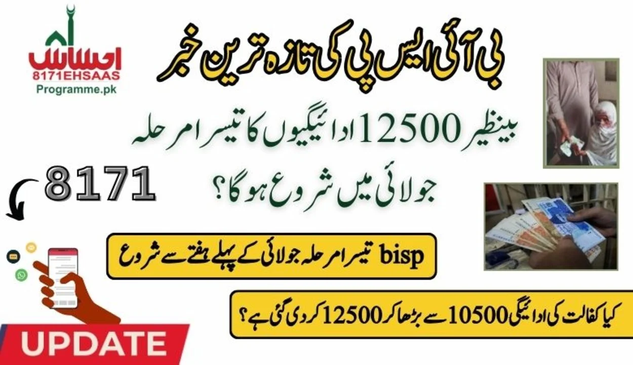 8171 Update: Third Phase Of BISP 12500 Payments To Begin In July?