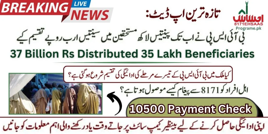 BISP Distributes Over 37 Billion Rs To 35 Lakh Beneficiaries