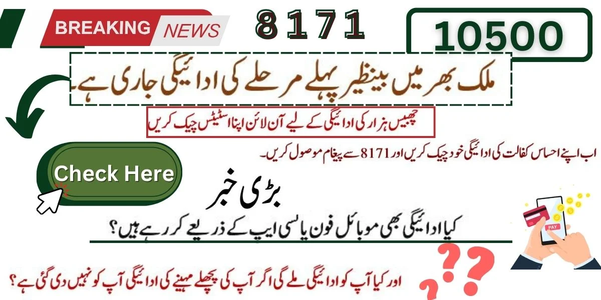 بی آئی ایس پی کفالت فیز ون کی ادائیگیاں اب بھی ملک بھر میں جاری ہیں۔ 