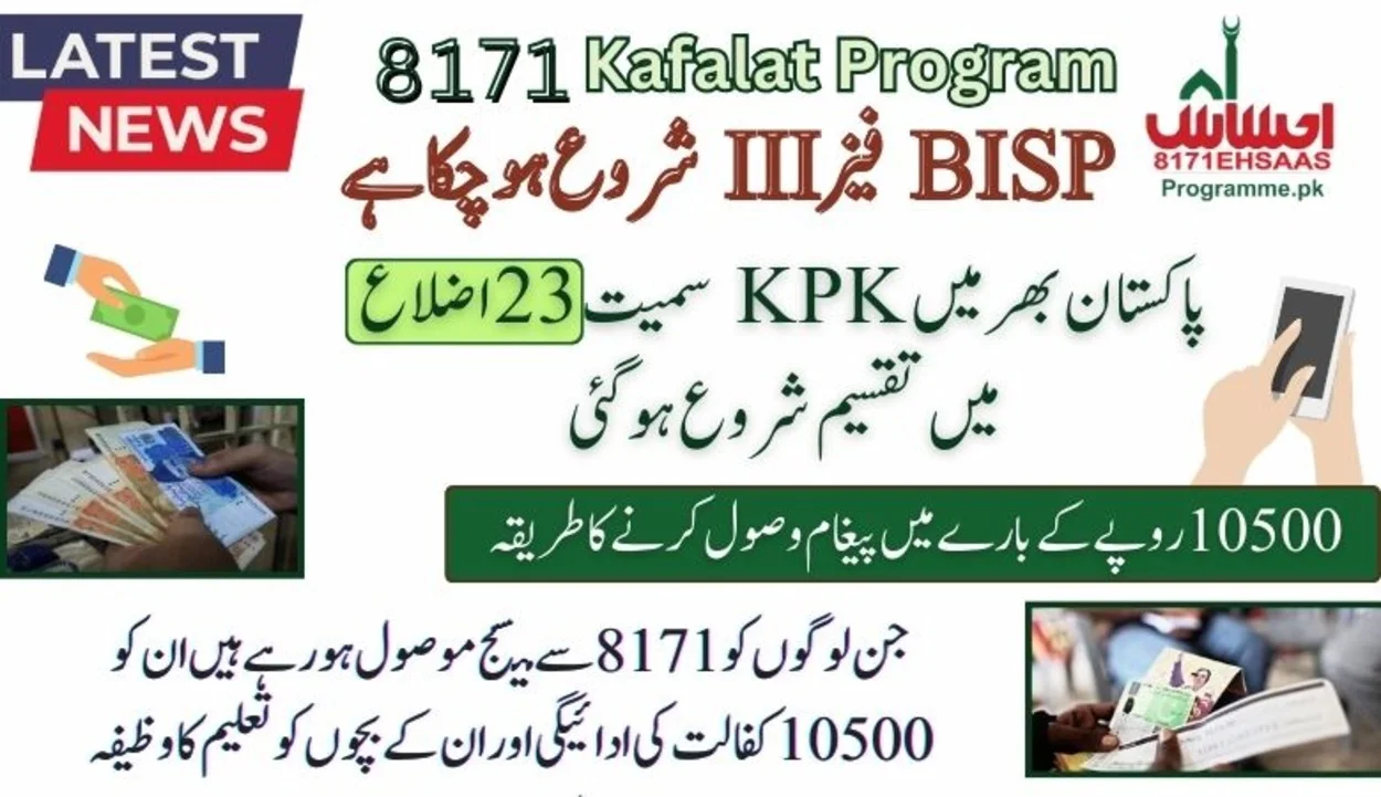 BISP Phase 3 Starting From Today: Disbursement Across 23 Districts, Including KPK