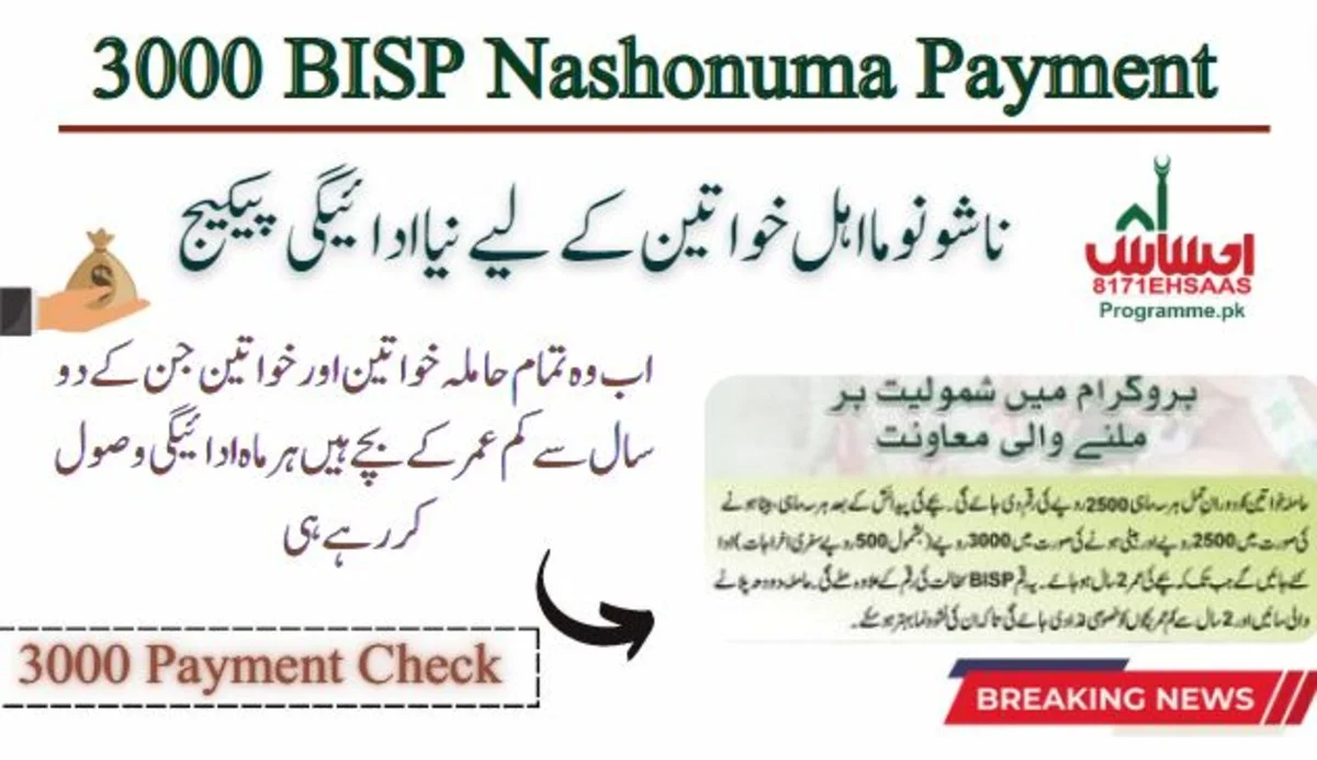 8171 Nashonuma New Payment Package For Eligible Women - 3000 Monthly