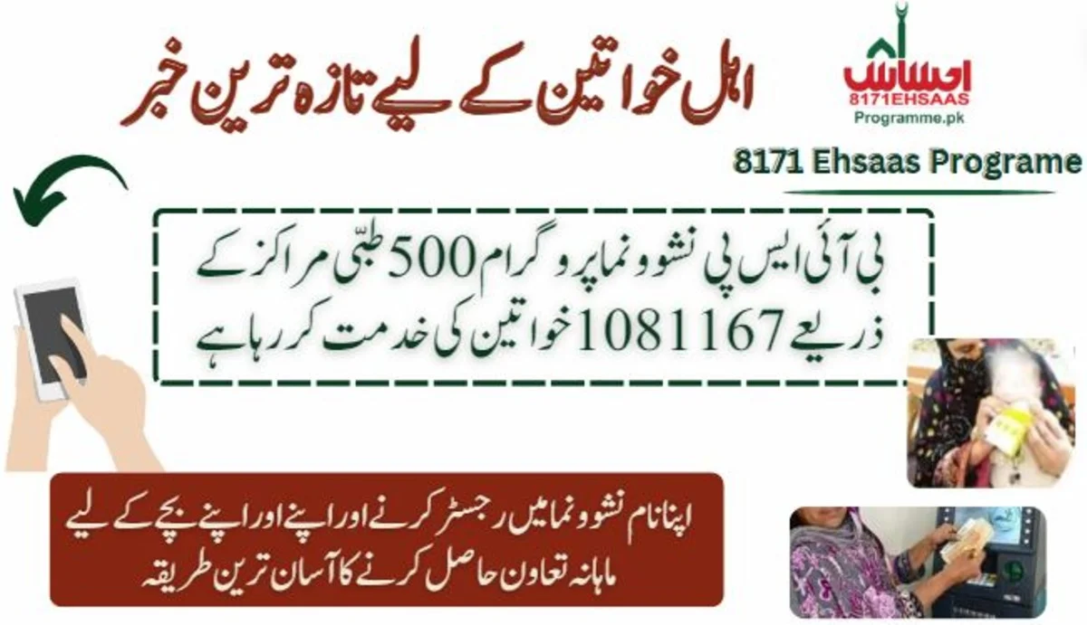 BISP Nashonuma Program serves over 1081167 women via 500 Medical Centers