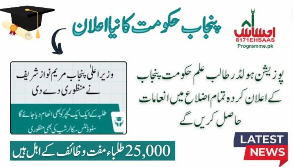 CM Punjab Announces Rewards for Top Board Students