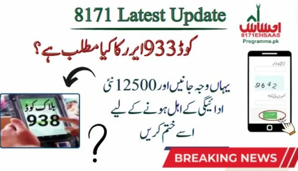 CNIC Check Showing 933 Code Error