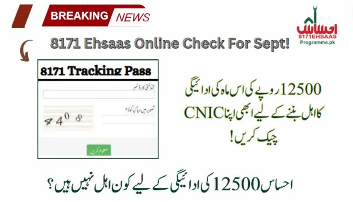 Check Your 12500 Ehsaas Tracking Pass Online - Complete Guide