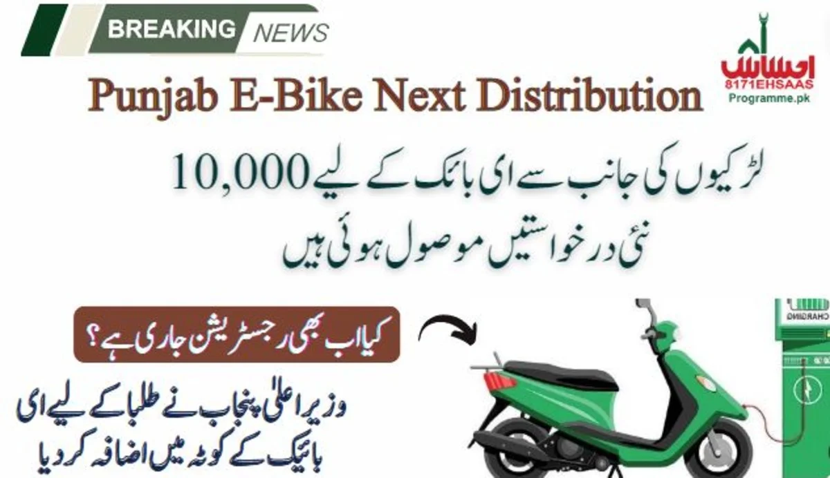 Latest Update: 10,000 New Applications Have Been Received For E-Bikes From Girls