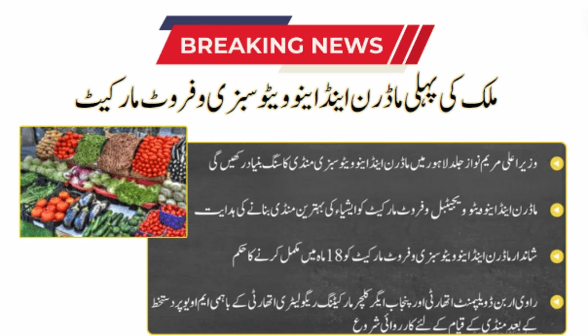 CM Announces Punjab's First Modern and Innovative Fruits & Veggies Market