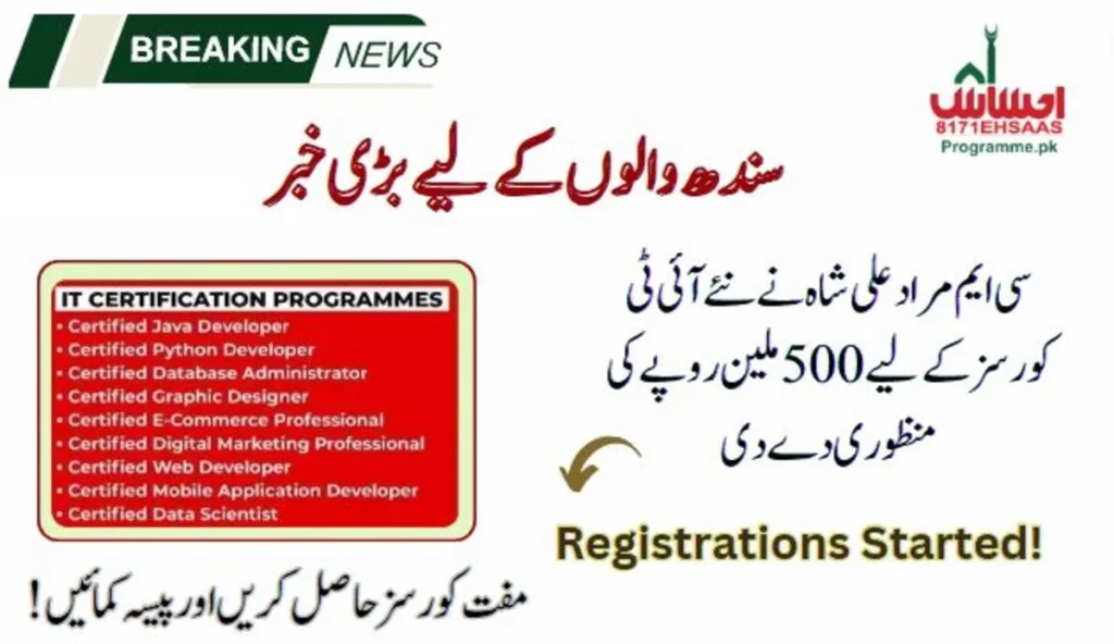 CM Murad Ali Shah Approves Rs. 500 Million for IT Programs