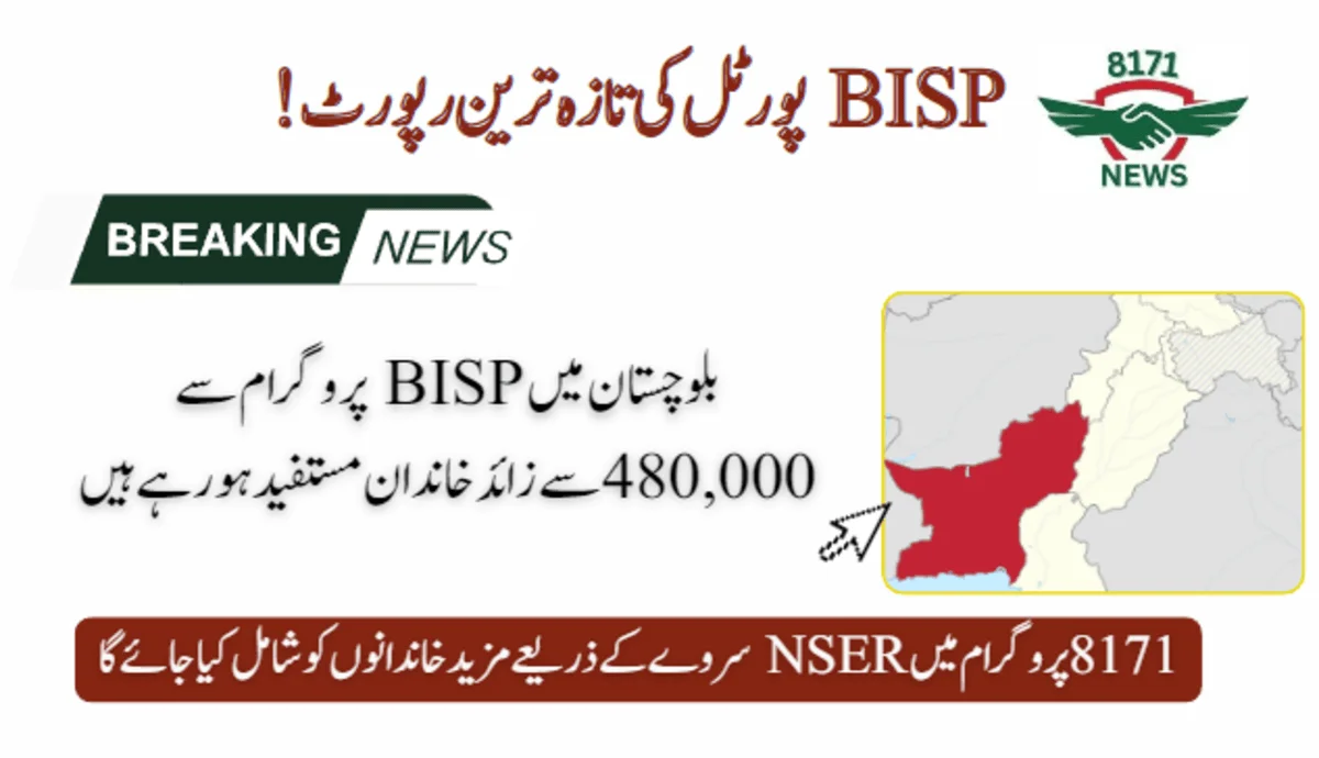 Over 480,000 Families Are Benefiting From BISP Program In Balochistan