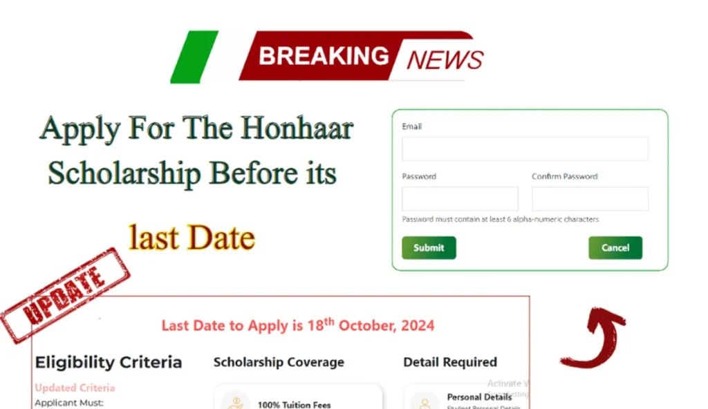 Last Date To Apply For The Punjab Hohaar Scholarship Program