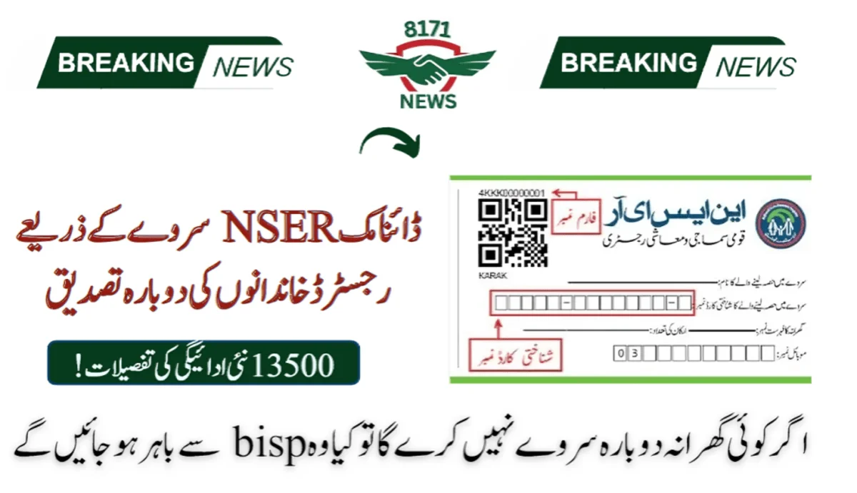 ڈائنامک سروے کے ذریعے رجسٹرڈ خاندانوں کی دوبارہ تصدیق