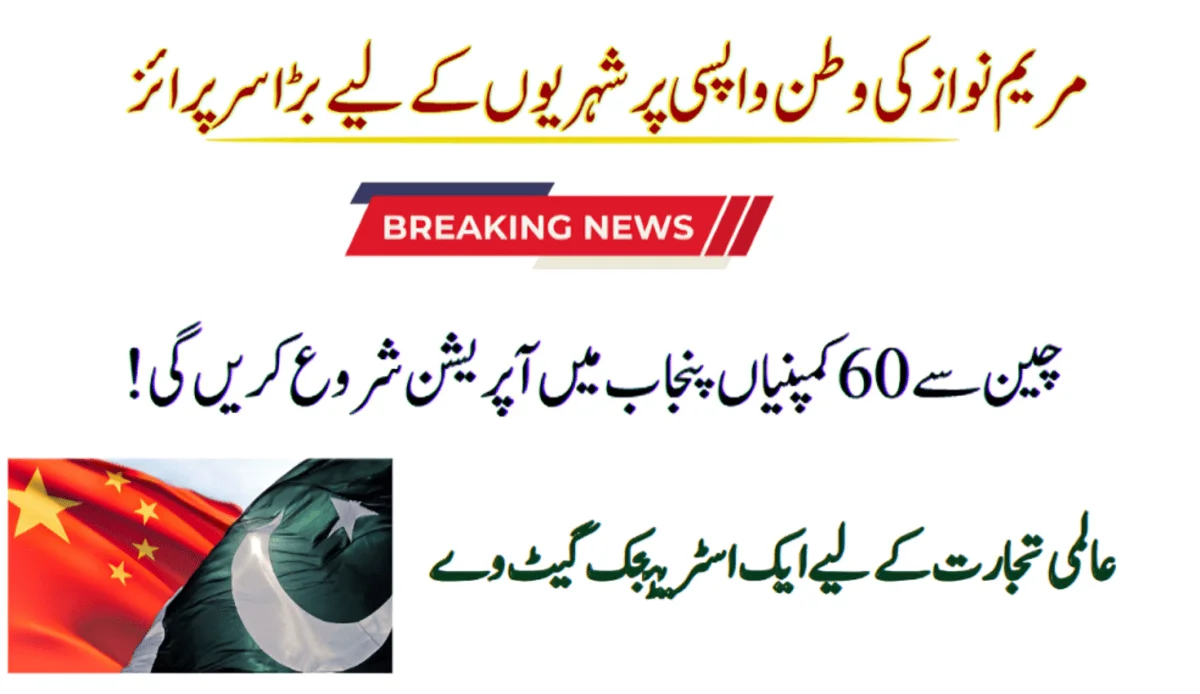 60 Companies From China To Launch Operations in Punjab!