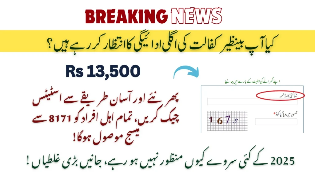 BISP Kafalat Assistance Program 2025: Status and Approval for Rs 13,500