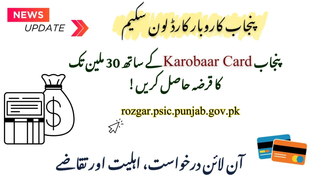 Get Up to 30 Million in Loans with Punjab Karobaar Card