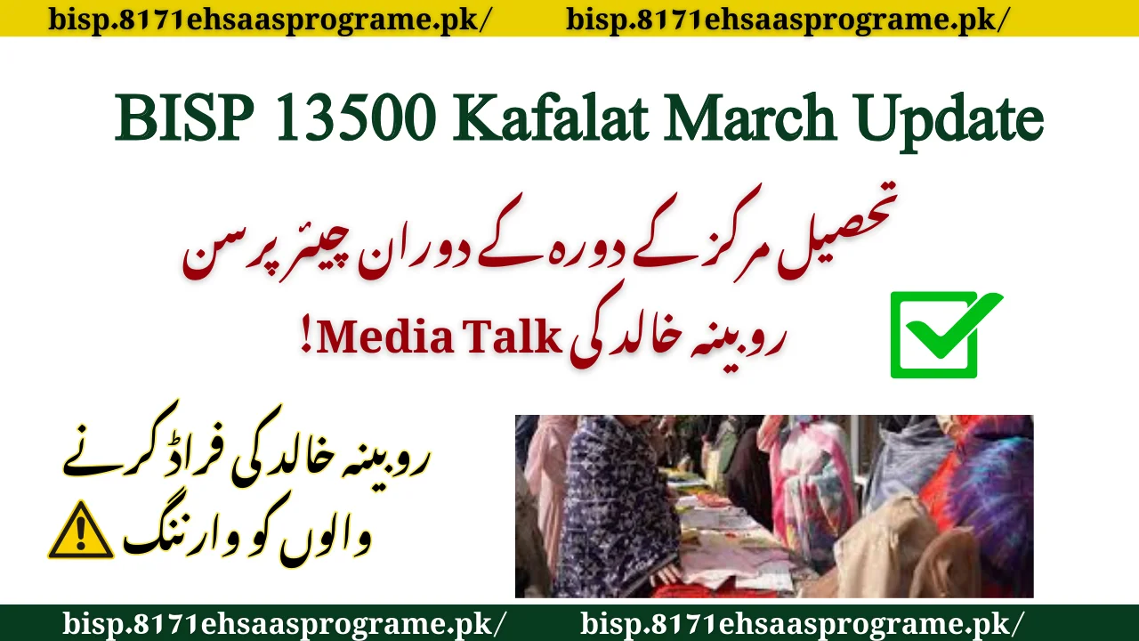 Chairperson Rubina Khalid's Media Talk During Tehsil Center Visit