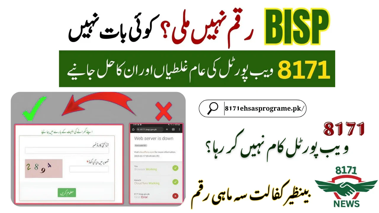 8171 Web Portal Kaam Nahin Kar Raha? Yahan Dekhein Kya Karna Hai