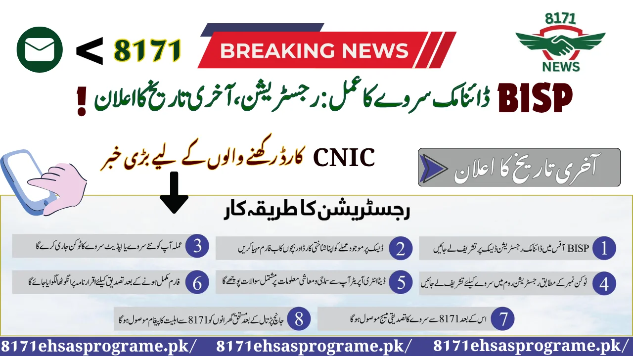 2025 BISP Dynamic Survey Process: Registration, Last Date Announced!