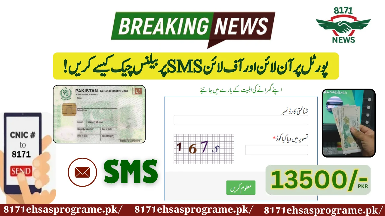 How To Determined BISP Balance Check Online At Portal & Offline At SMS