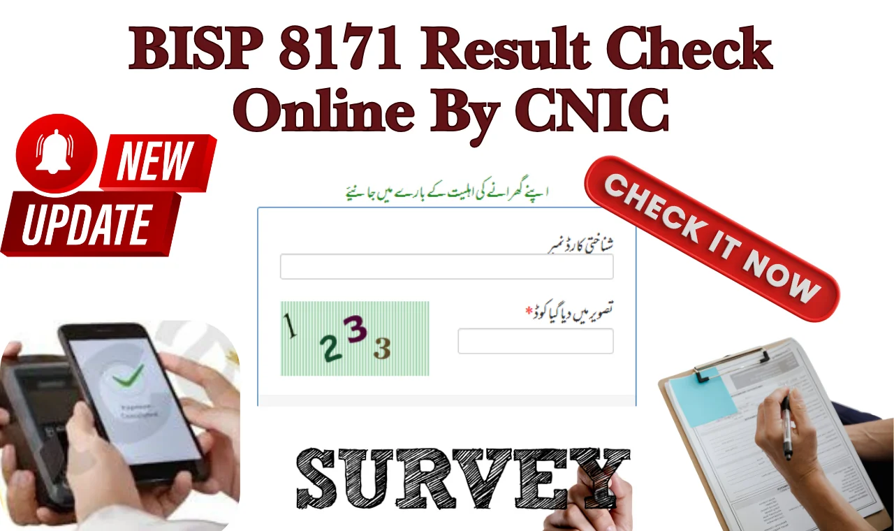 BISP 8171 Result Check Online By CNIC For Kafalat 14500 New Installment