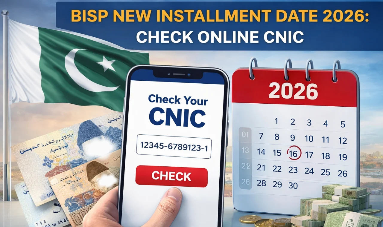 BISP NEW Installment Date 2026: Check Online CNIC